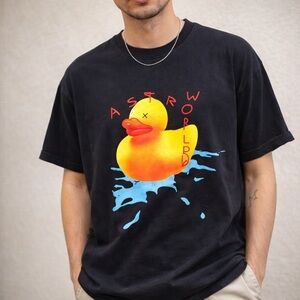 Travis Scott Astroworld Wish You Were Here Europe 2019 Tour T-Shirt Black L